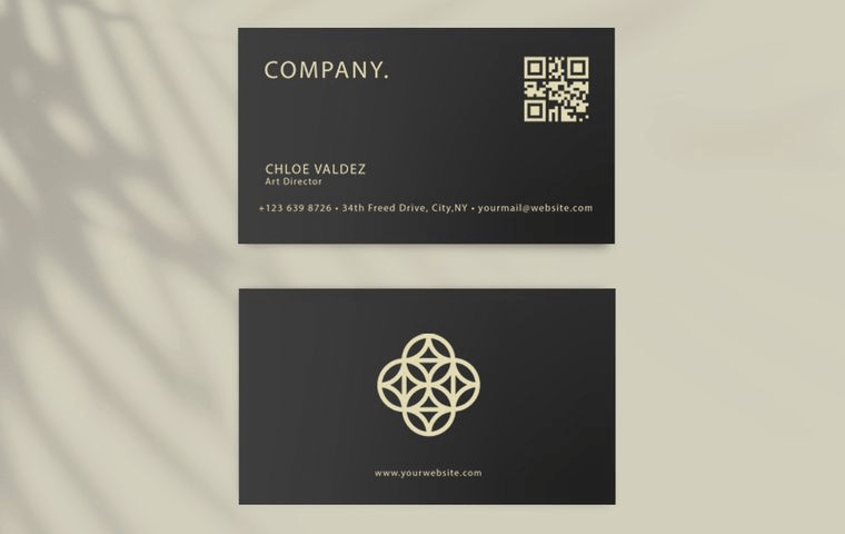Business Card with QR
