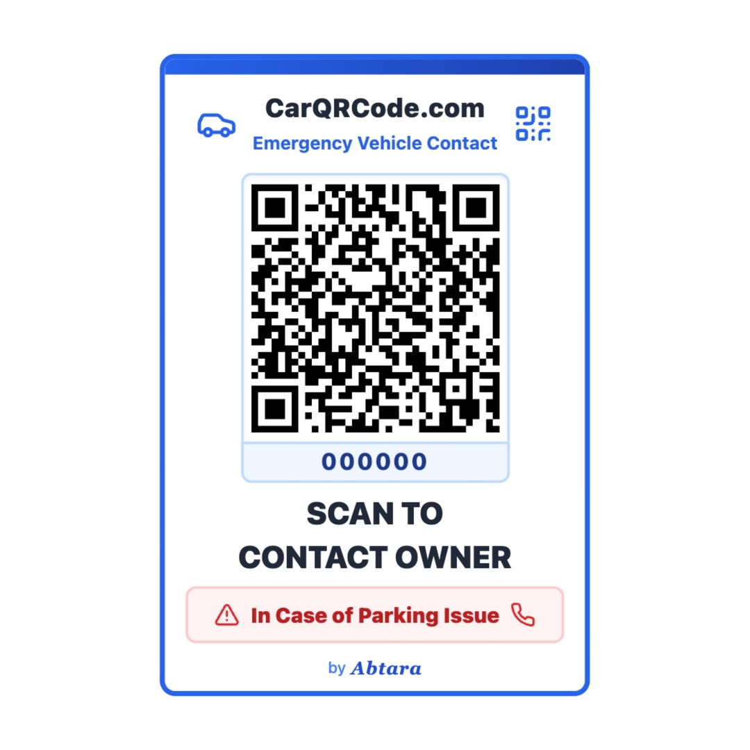 Car QR Stickers