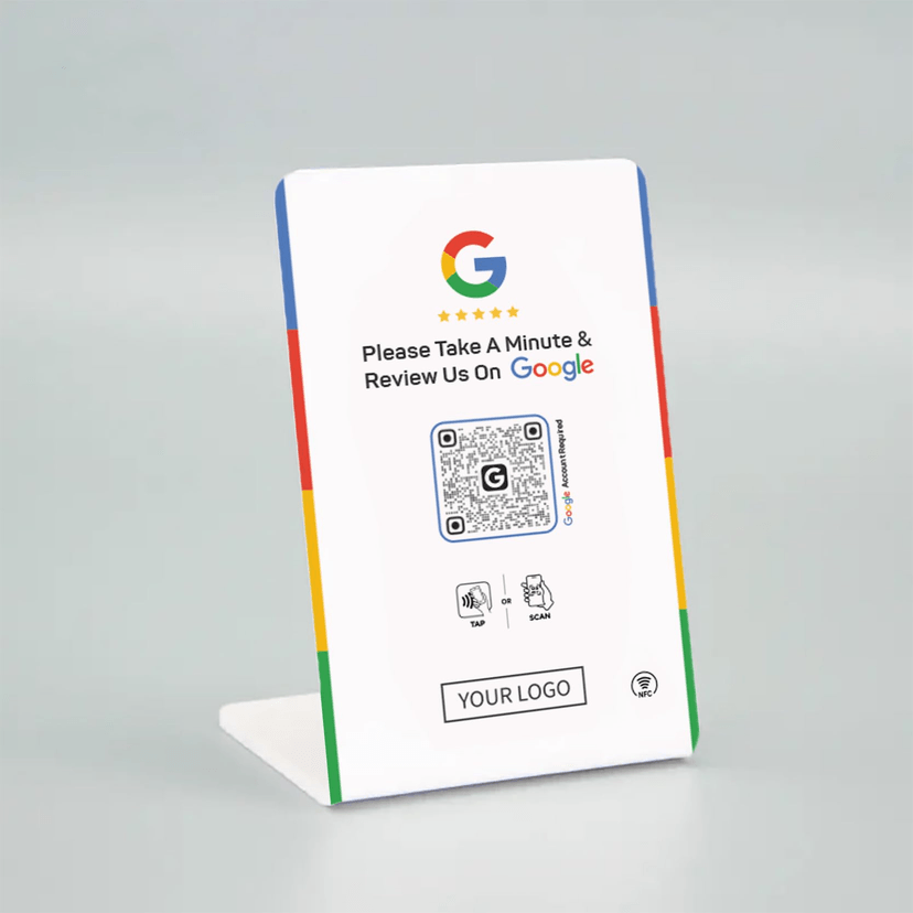Google Review Standee with NFC & QR