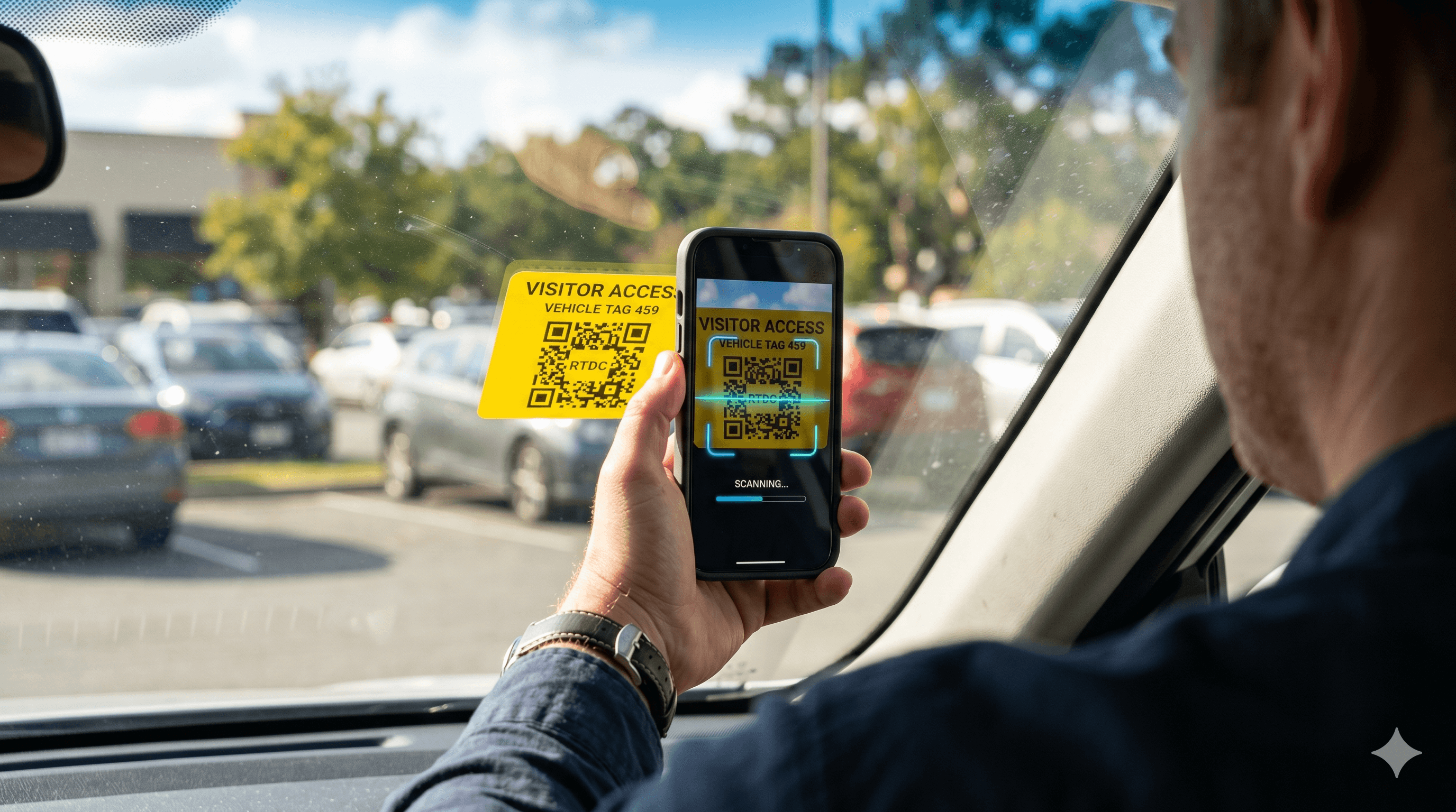 What Happens When Someone Scans Your Car QR Code Sticker?