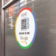 Google Review QR Sticker