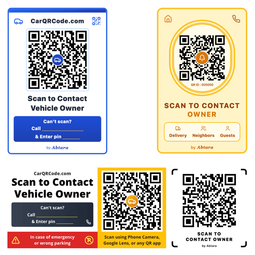 Combo QR Stickers