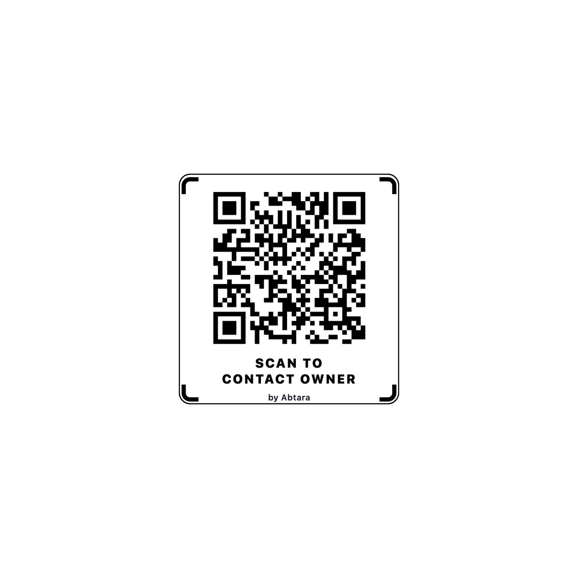 Bike QR Code Sticker