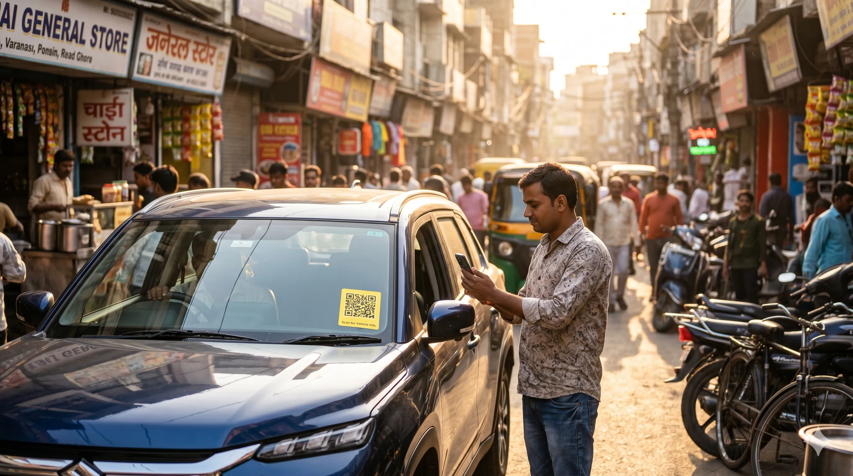 Top 5 Uses of QR Code Stickers for Cars in India